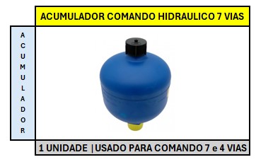 ACUMULADOR DE MEMBRANA GRANDE 0.50L - 1/2 BSP - 70 BAR