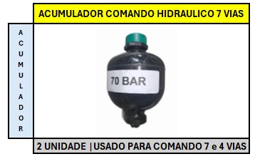 ACUMULADOR DE MEMBRANA PEQUENO 0.32L - 1/2 BSP - 70 BAR