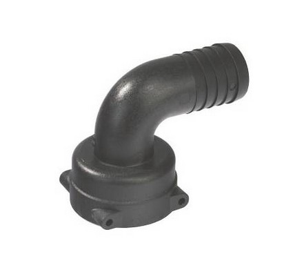 CONEXAO PLASTICA CURVA 90º FEMEA T6 ESPIGA D.32