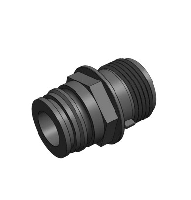 CONEXAO PLASTICA PROLONGADOR DO TUBO 19MM X T3