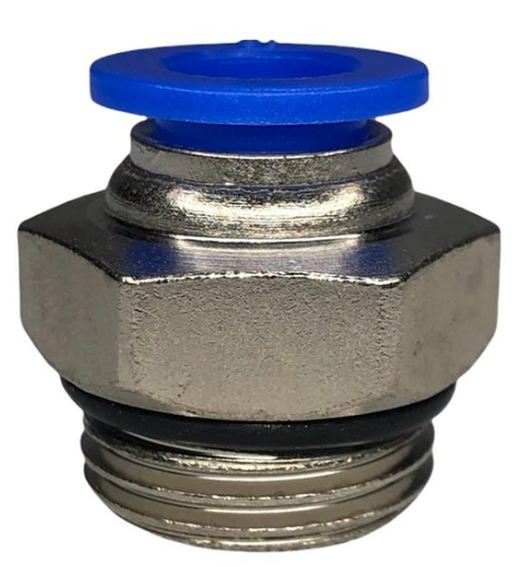 CONEXAO RETA MACHO PNEUMATICO 1/2 X 10MM - BICO DE CERCA