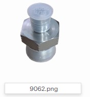 ADAPTADOR MACHO NPT 3/4 X 9/16 JIC  - P/ BOMBINHA 2000