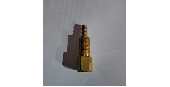 CONEXAO LATAO RETA 1/4 FEMEA X 1/4 MACHO X ESPIGA 7MM MARCADOR