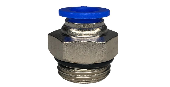 CONEXAO RETA MACHO PNEUMATICO 1/2 X 10MM - BICO DE CERCA