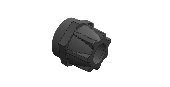 PORCA PLASTICA PARA CONEXAO TUBO 19MM T3